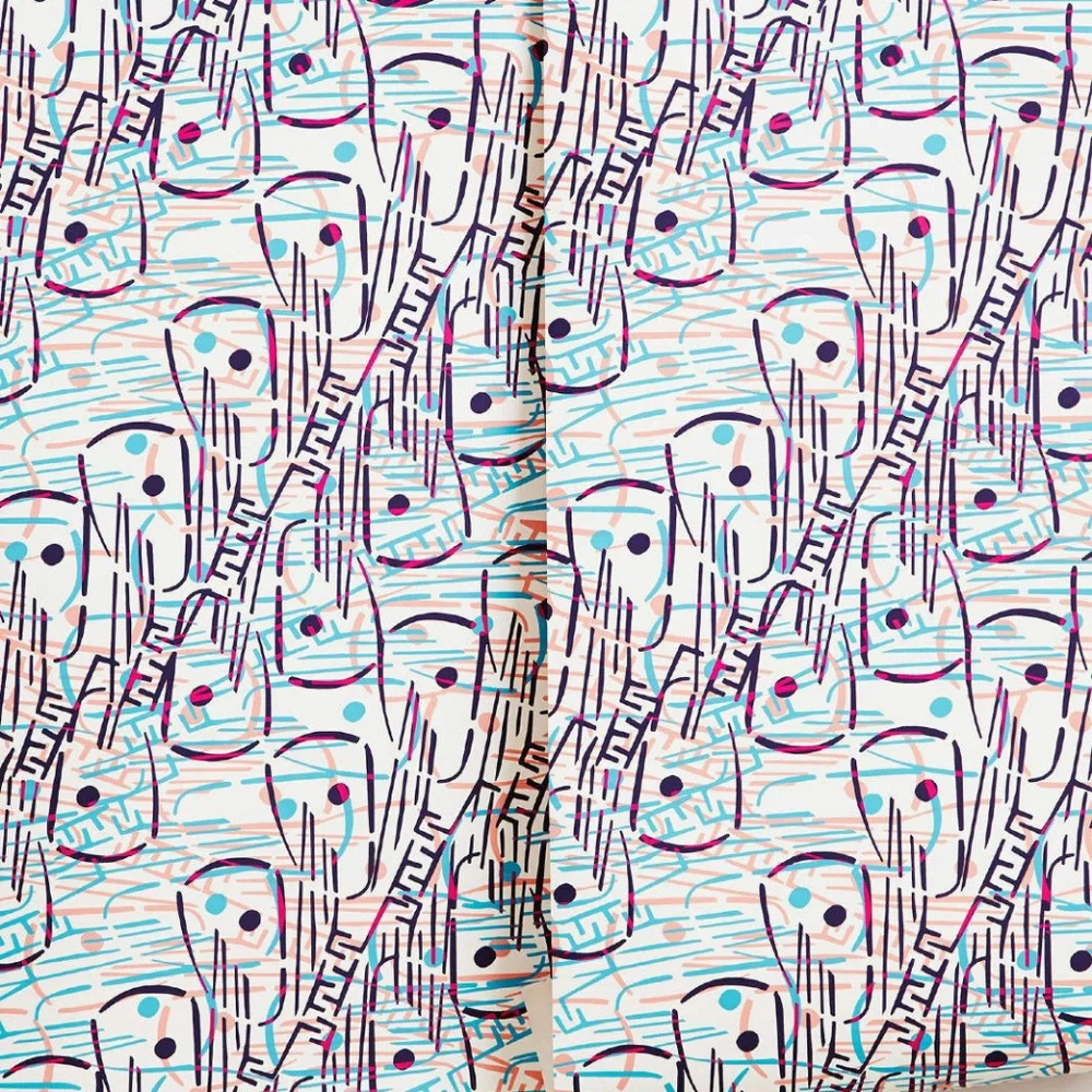 Anthropologie Abstract Pattern Modern Wallpaper By Monica Nador, ONE ROLL
